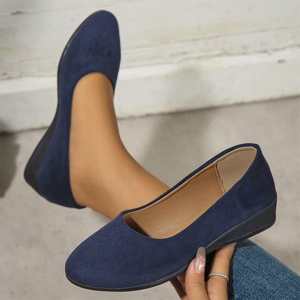 CARIDAD - ZAPATOS CON CUÑA BAJA