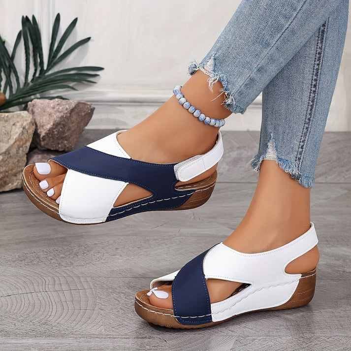 IVON - SANDALIAS PLANAS CON PUNTA ABIERTA